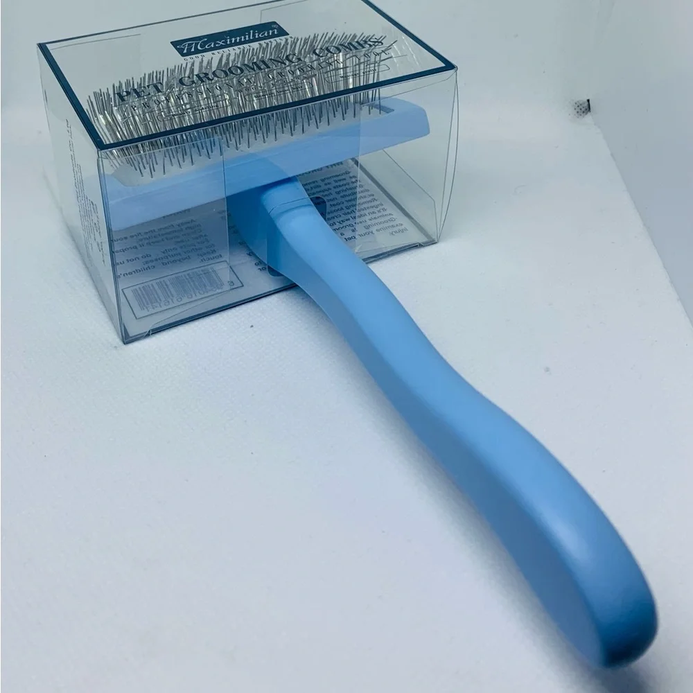 Brush for Dog, Slicker for Grooming, Groomgrip Coating, BLUE , Large NEW!!!